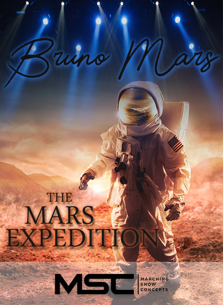 Bruno Mars:  The Mars Expedition (Gr. 3)(7m38s)(37 sets) - Marching Show Concepts